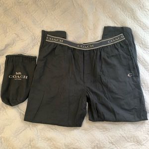 Coach mens sweatpants/lounge pants